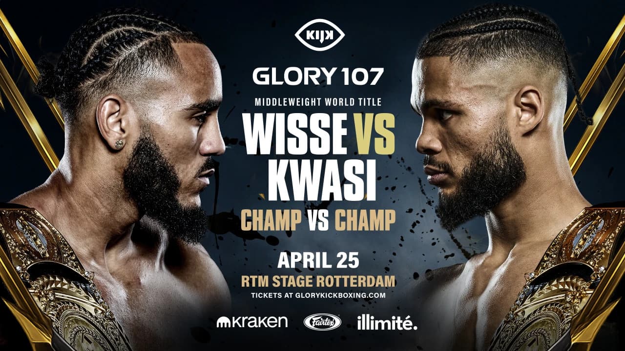 GLORY 107 Results: Kwasi Edges Wisse for Double-Champ Status, Samperi Scores Viral KO