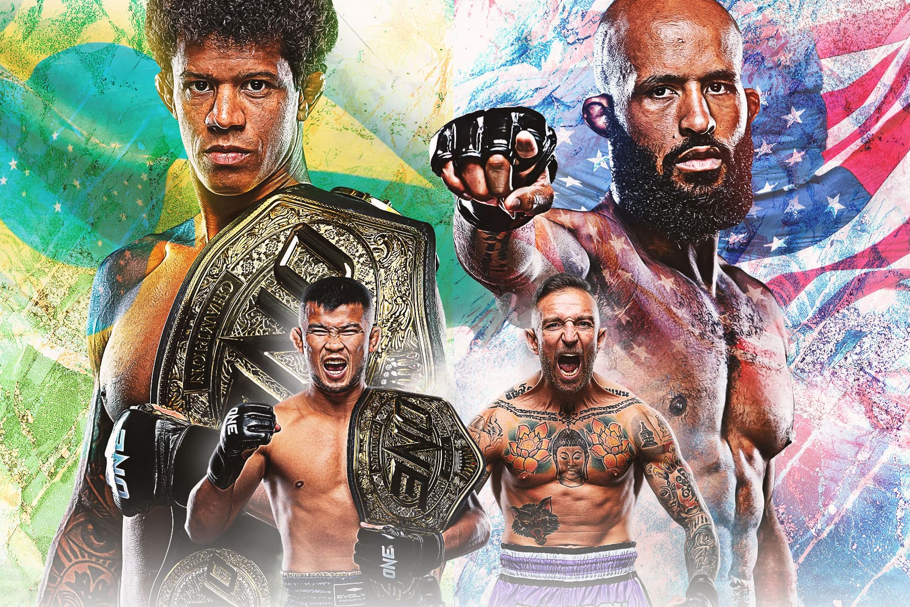 ONE on Prime Video 1: Moraes vs. Johnson II event poster