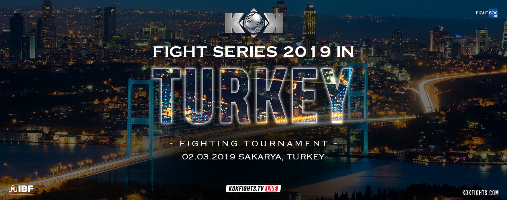 KOK Fight Series 2019 in Turkey 02.03.2019 event poster