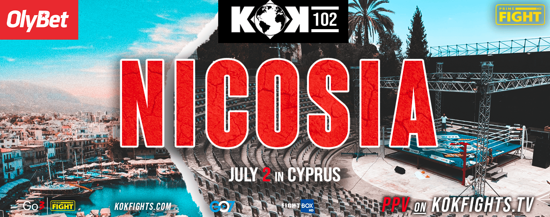 KOK’102 in Nicosia event poster