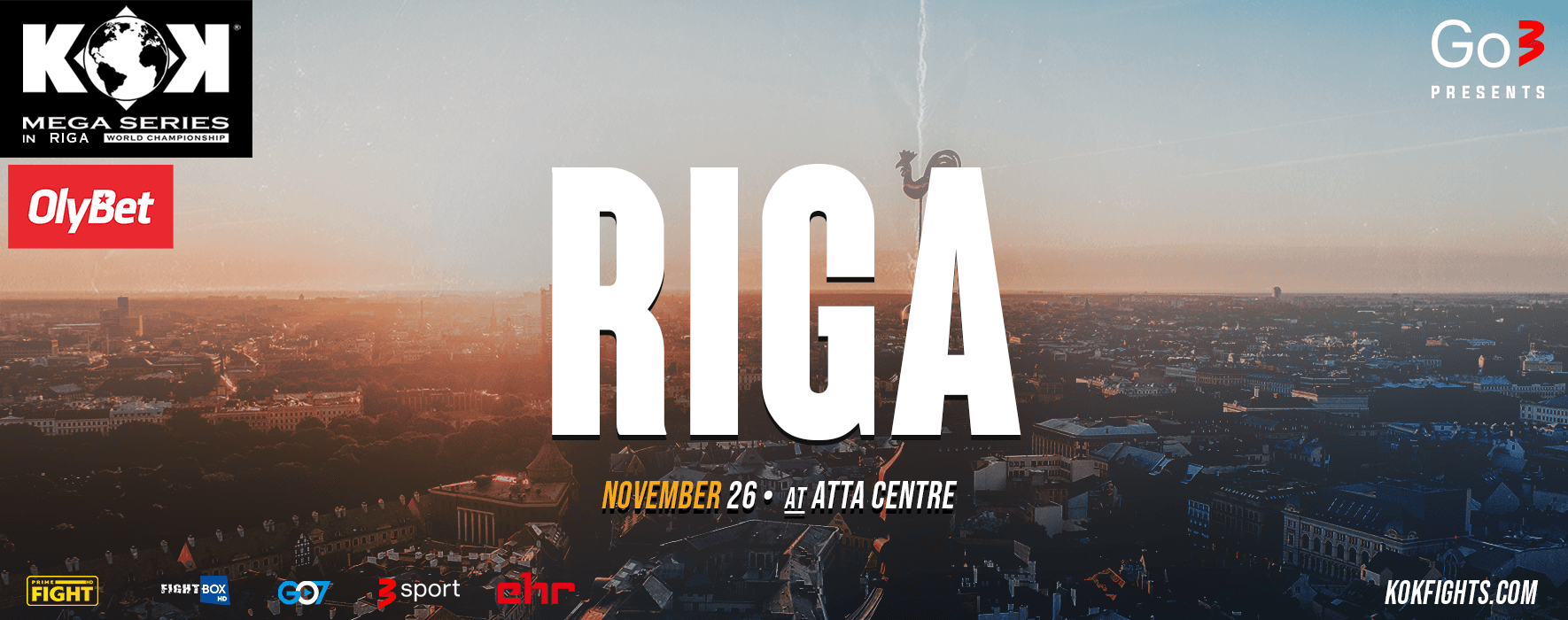 KOK Worlds Series in Riga event poster