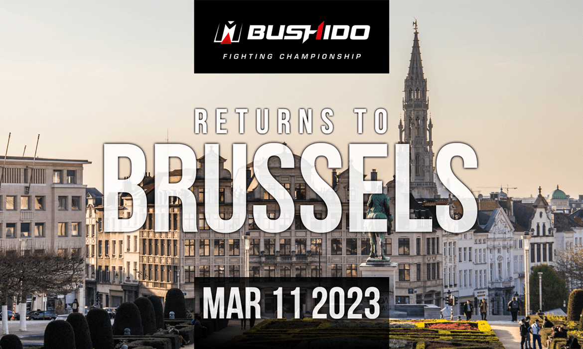 MMA BUSHIDO’87 in BRUSSELS event poster