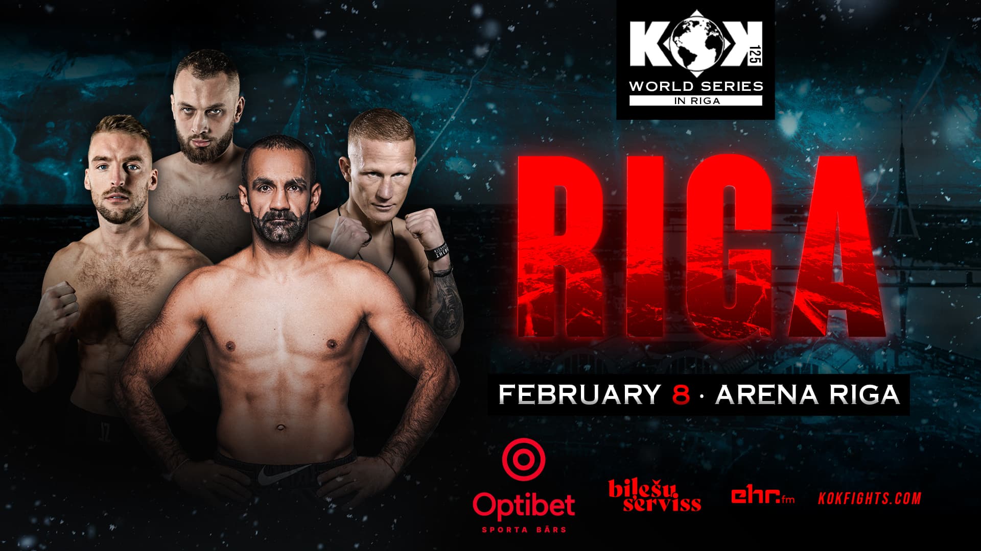 KOK’125 World Series in  Riga event poster