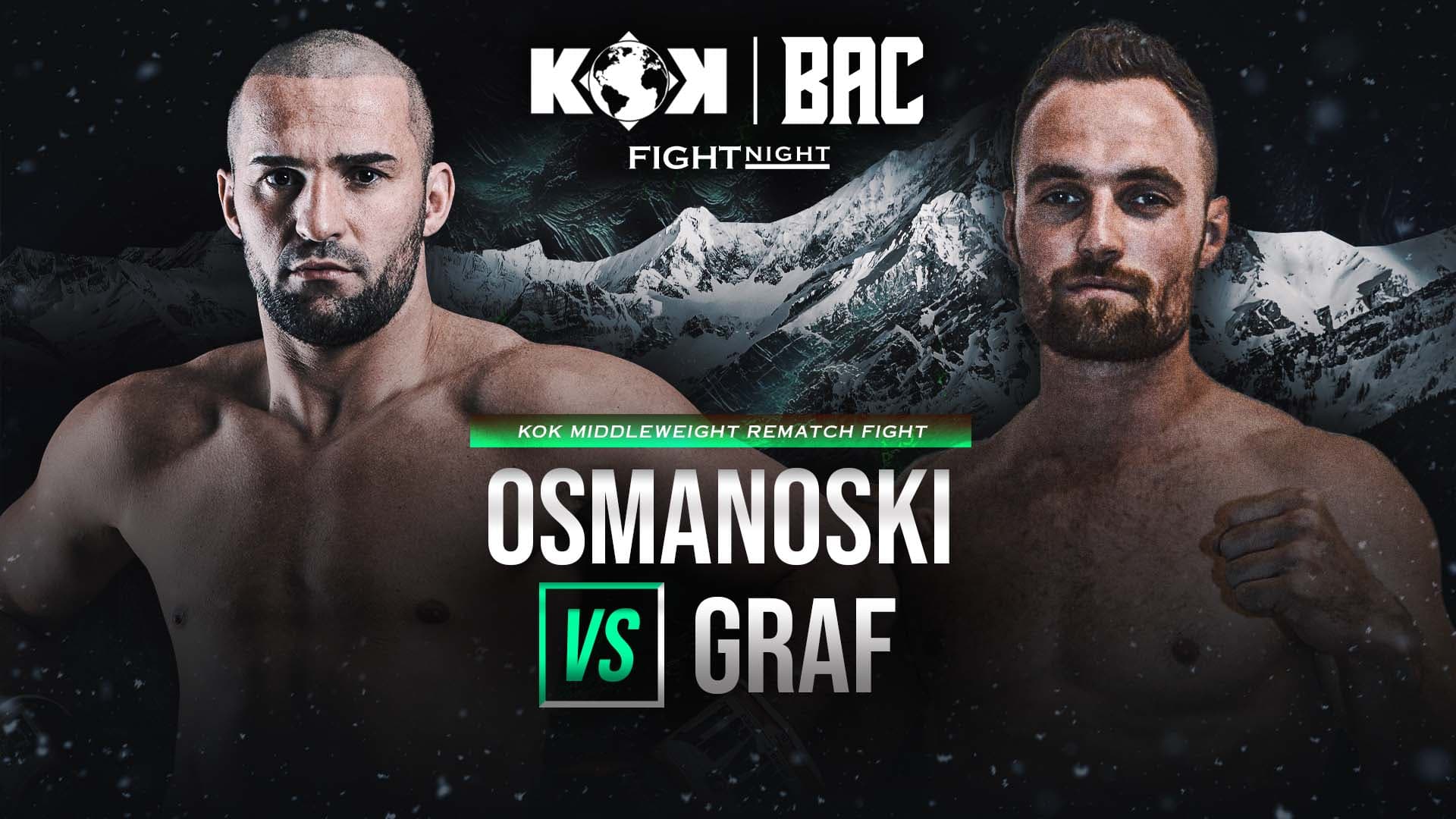 KOK/ BAC Fight Night in Switzerland event poster