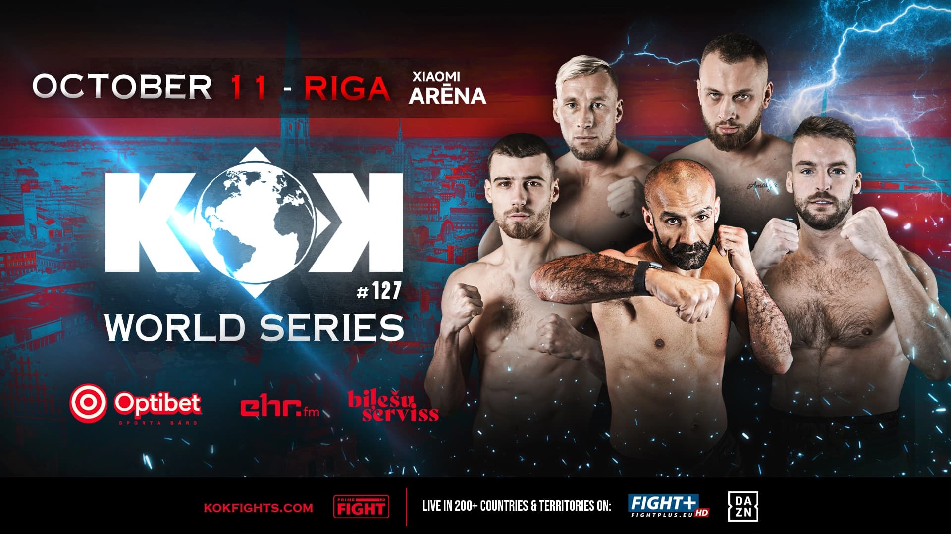KOK 127 World Series in RIGA – LATVIA event poster